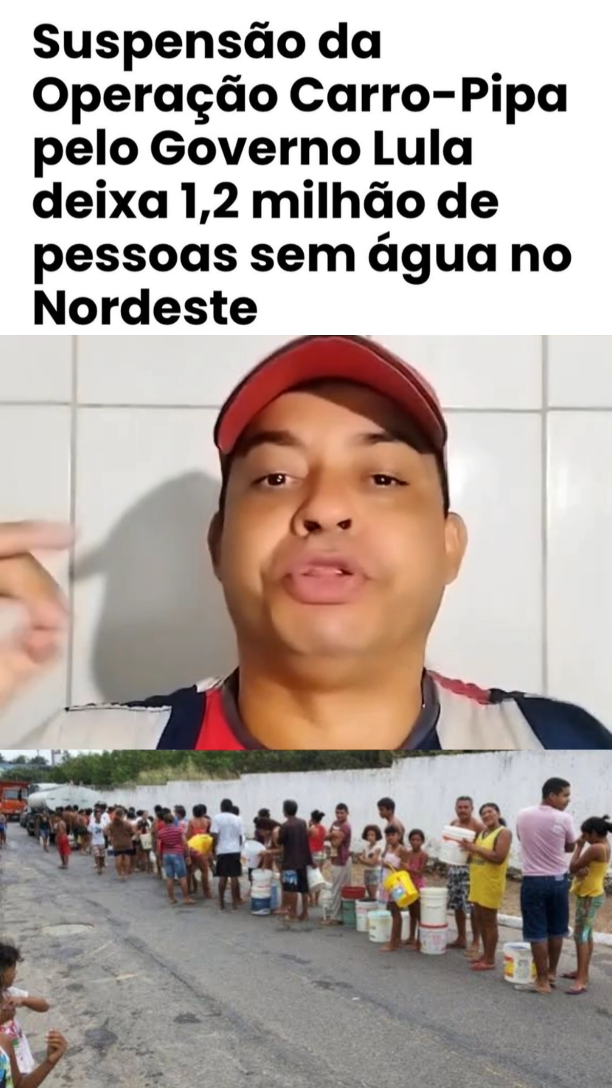 Nordeste sofre com falta de água😢😡#bolsonaropresidente #patriota #cpac #donaldtrump #trump #foralula 