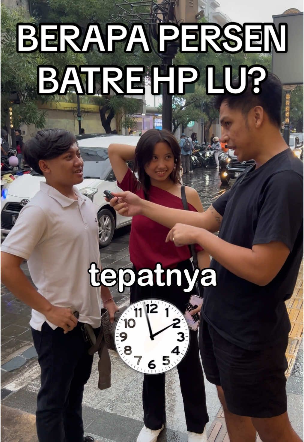 Berapa persen batre hp lu sekarang?