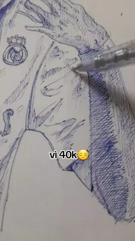 40k mà khó nuốt quá #drawing #fypシ゚ #xuhuong #artist #football #art #benzema 
