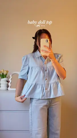 so cute baby doll top! 🎀✨ #zanzea #cutetops #cuteoutfits #topforwomen #vintagetop #zanzeaoutfit 