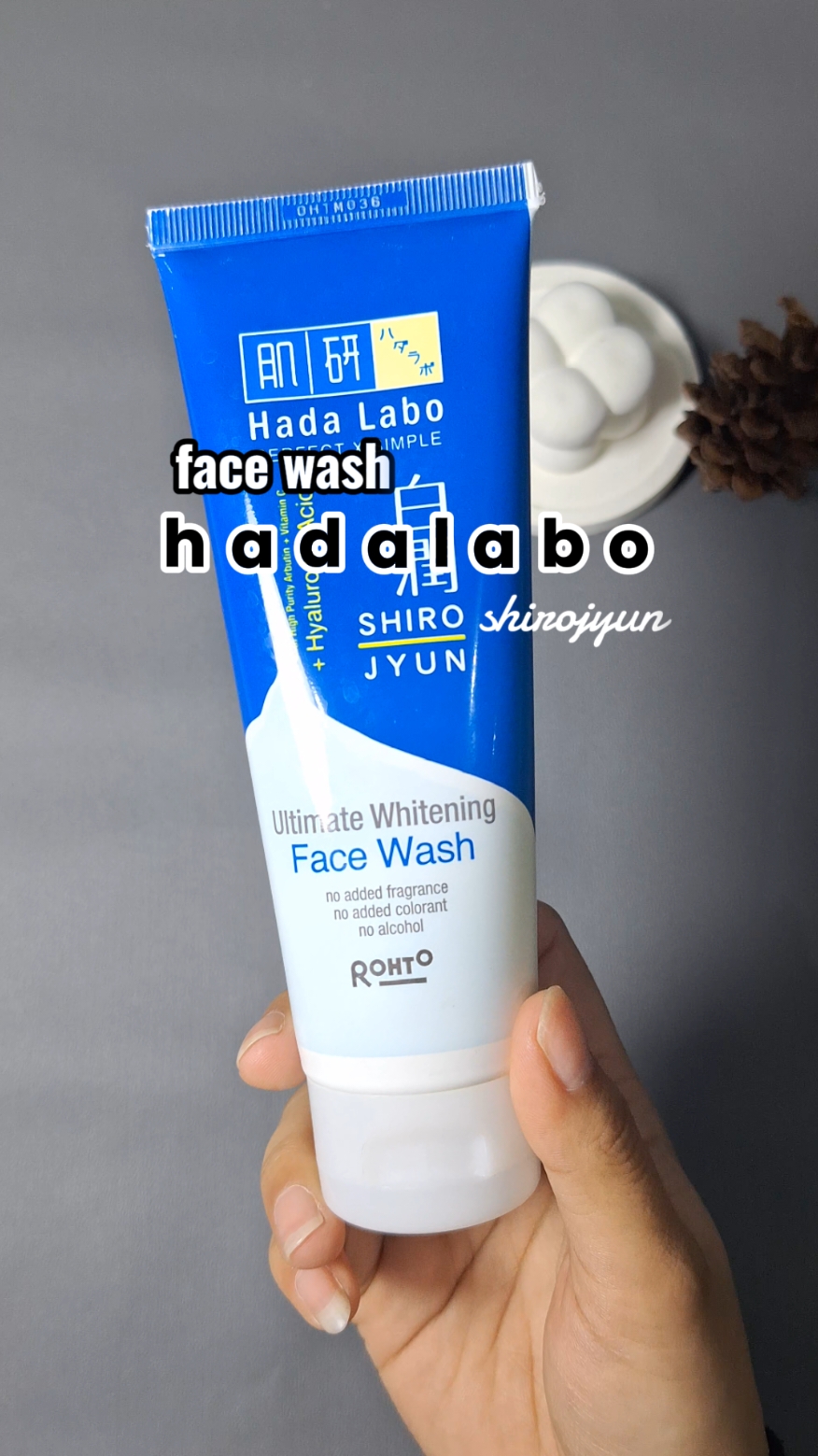 face wash cocok untuk muka oily 💦 #facewashgentle #hadalabo 