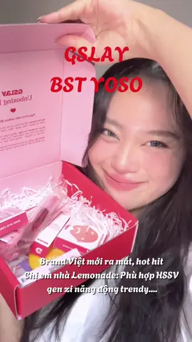Brand Việt Nam siêu slayy, thuần chay nè các bác ui!!🤍💗🩵                             #GSLAY #YOSO  #sonxinh #blush                                       @GSLAY 