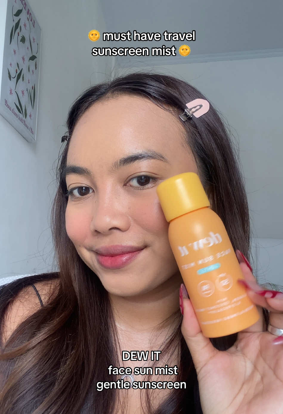 ☀️ Dew it your way! Stay fresh and protected with Dew It Face Sun Mist – a gentle sunscreen that keeps your glow on point all day. 🌸✨ Just spritz and shine with confidence. UV? Not a chance! 💦🛡️ @Dew It  #DewIt #FaceSunMist #GentleSunscreen #GlowAndGo #Beauty #Skincare #Sunscreen #spf #spf50 #spf50pa➕➕➕ #BeautyTok #sunscreentok #skincaretok #sunscreenviral #sunscreenreview #sunscreentips #sunscreenlokal #sunscreenspray  #TikTokCreatorSearchInsightsIncentive 