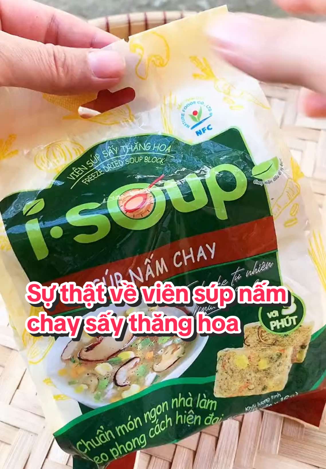 Sự thật về viên Súp nấm chay sấy thăng hoa #bepnhathynguyen #xuhuong #viralvideo #sup 