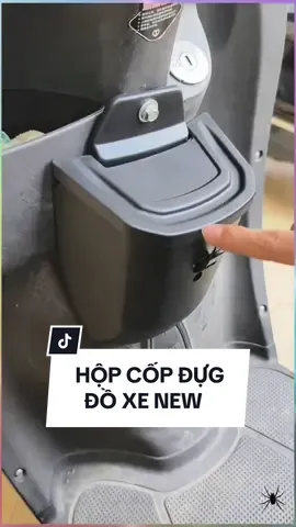 Cốp hộp đựng đồ có nắp đậy gắn móc treo xe tay ga, xe điện #xuhuong #phukienxemay #xedien 