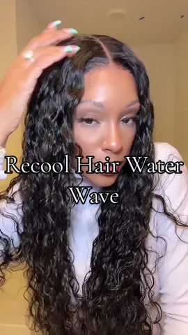 Black Friday Flash Sale Water Wave Wig From @recoolhair - Link to wig in bio! use code TK20 for 20$ off 💋 #recoolhair #recoolhdlace #wiginstall #gluelesswig #weargowig #precutwig