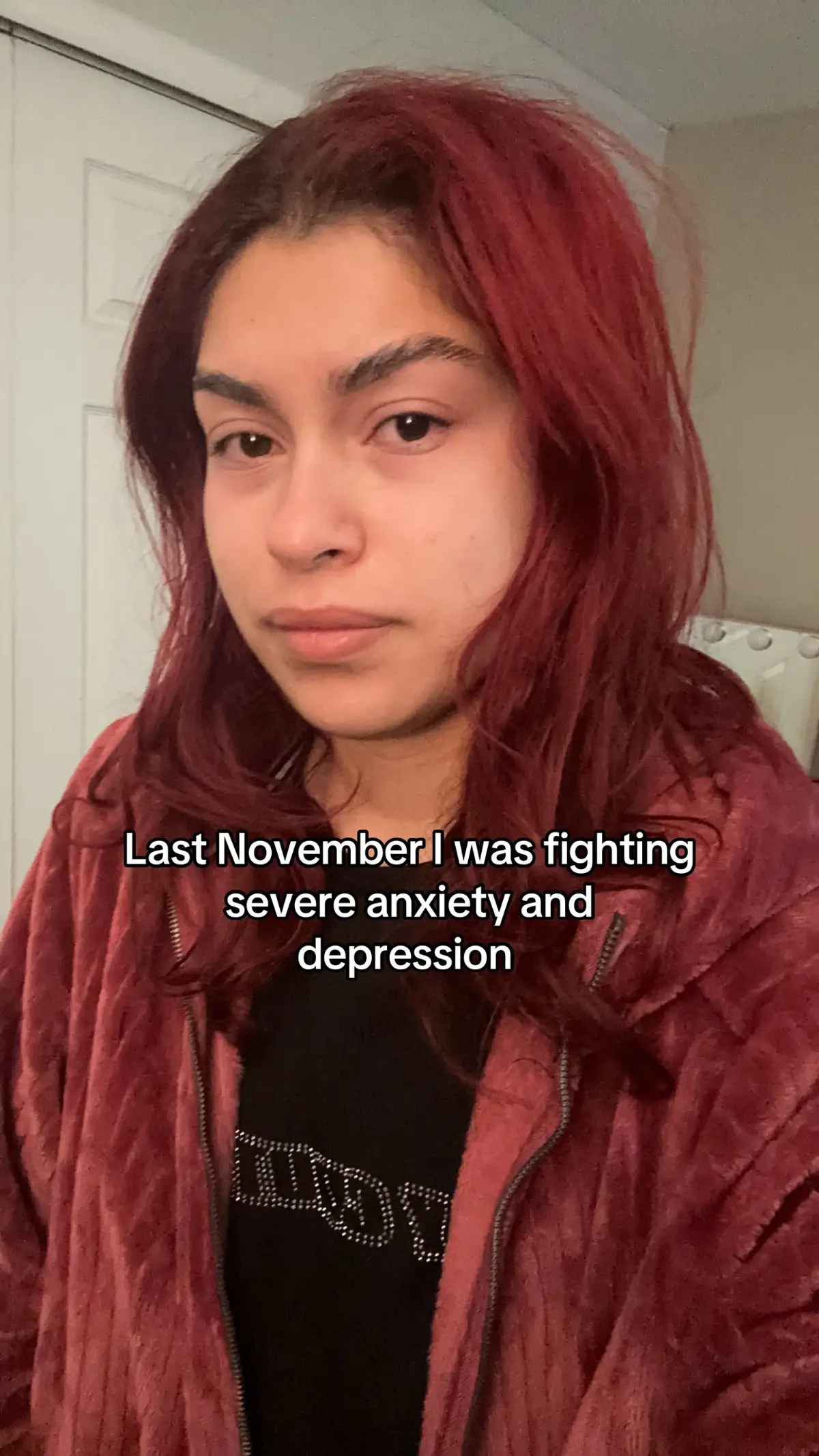 Some days im good and it could be a whole week and then boom i don’t understand what happens to me #lastnovember #thisnovember #trend #relatable #anxiety #anxietycheck #depression #depressionanxiety #surviving #latinacontentcreator #latinacreator #truthbetold 