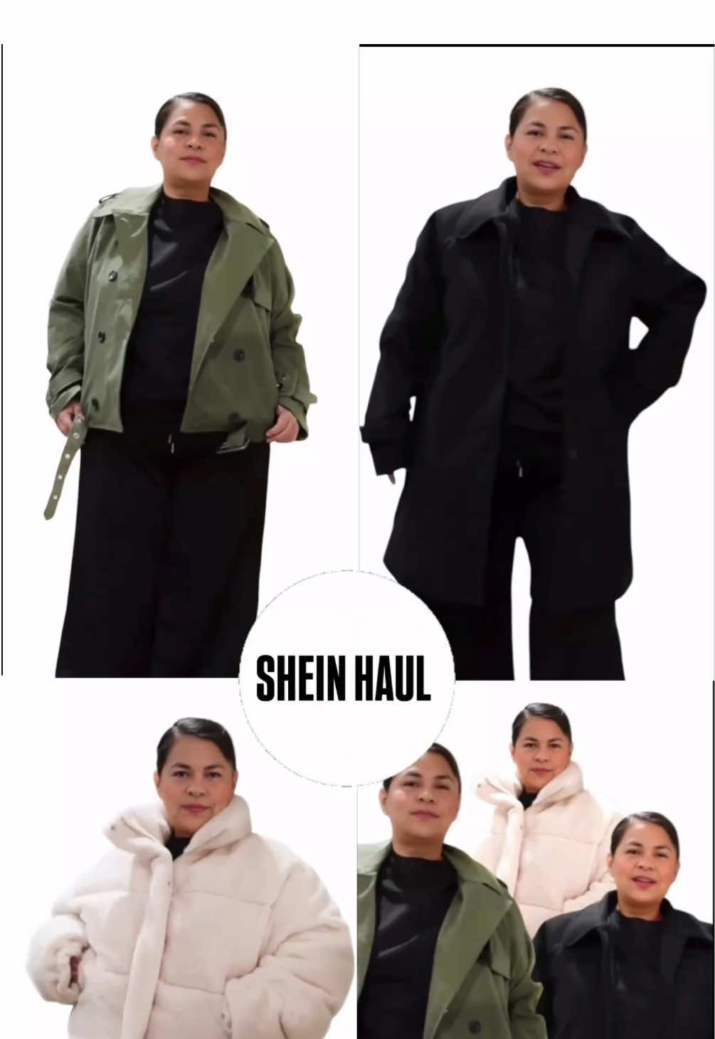 Están listos para el especial de  black Friday? Donde habrá descuentos asta del 90%. Hoy les tengo un haul de prendas para el frío que pedí por @SHEIN @SHEINUS para comprar usa mi cupón ALMA11. Empecé por pedir este clásico abrigo negro que va con todo de BIZWEAR. También de BIZWEAR pedí esta gabardina verde que es más liguera y se vería súper con unos jeans. Por último pedí de MISSGUIDED este abrigo que es perfecto para el invierno y ir a la nieve. Está súper suave y es más pesado. A ti cual de los 3 te gustó más? Todo lo que pedí es en la talla XL (12) MISSGUIDED 43913137 https://shein.top/7i38mv8 SHEIN BIZwear 46464244 https://shein.top/r49pxki SHEIN BIZwear 40225393 https://shein.top/hp8gpya #sheinshops#SHEINforAll #saveinstyle #loveshein #ad #fashion #fashionhaul #abrigosmujer #abrigos #blackfridaysale #blackfriday