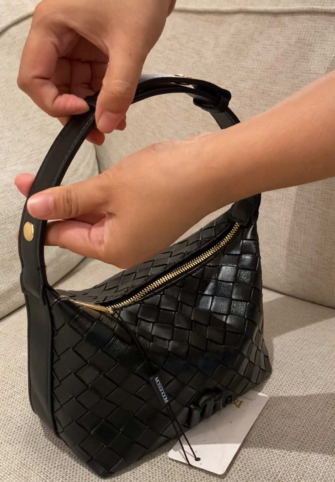 @MOSSDOOM calestia bag, how to change the strap #handbag #tasanyaman 