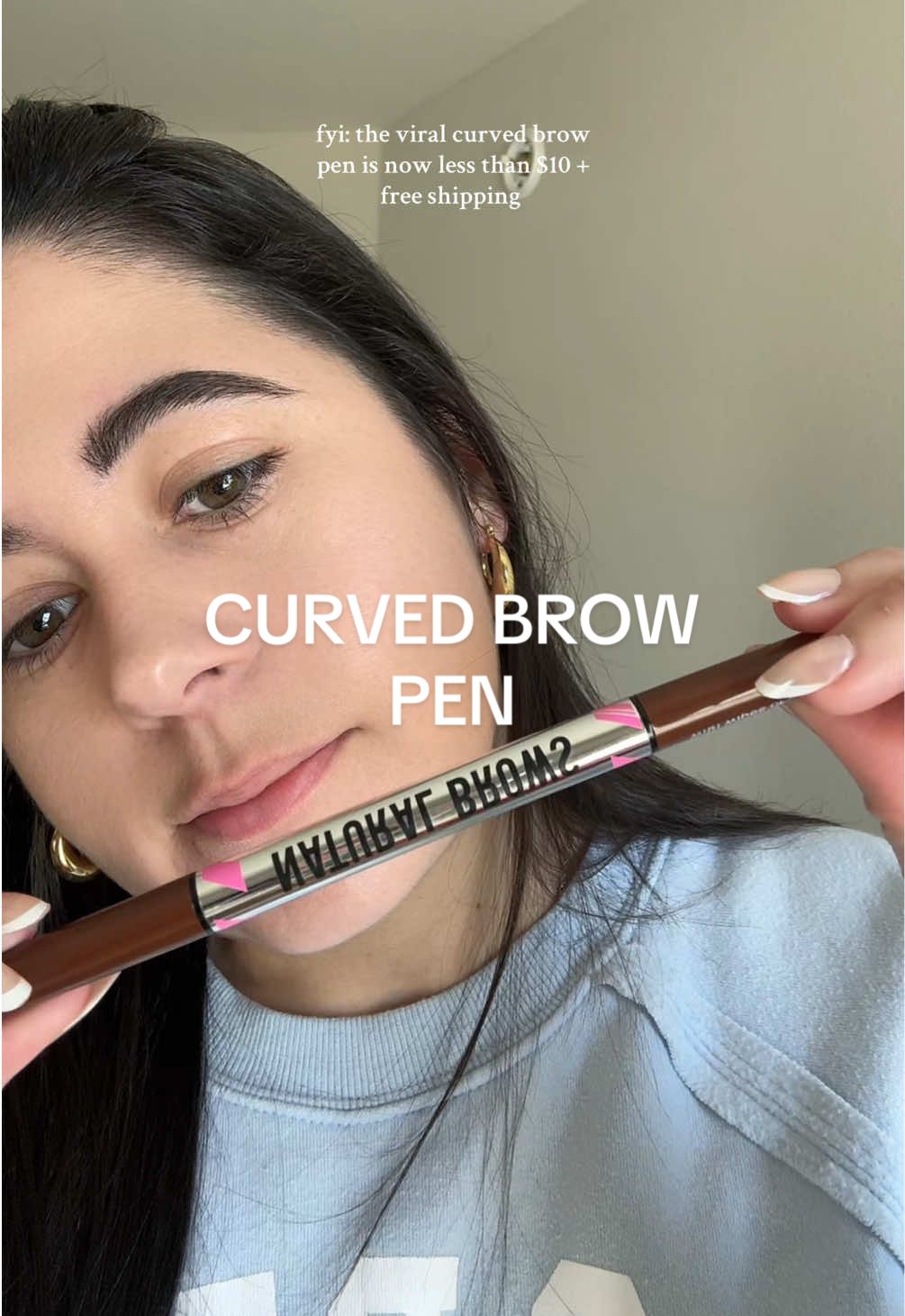 so worth the hype 😍 on sale + free shipping 🤩 #browpen #curvedeyebrowpen #eyebrowshaping #eyebrowpencil #makeuphacks #makeupmusthaves #tiktokshop #tiktokshopcybermonday #tiktokshopblackfriday #christmasgift #stockingstuffers 