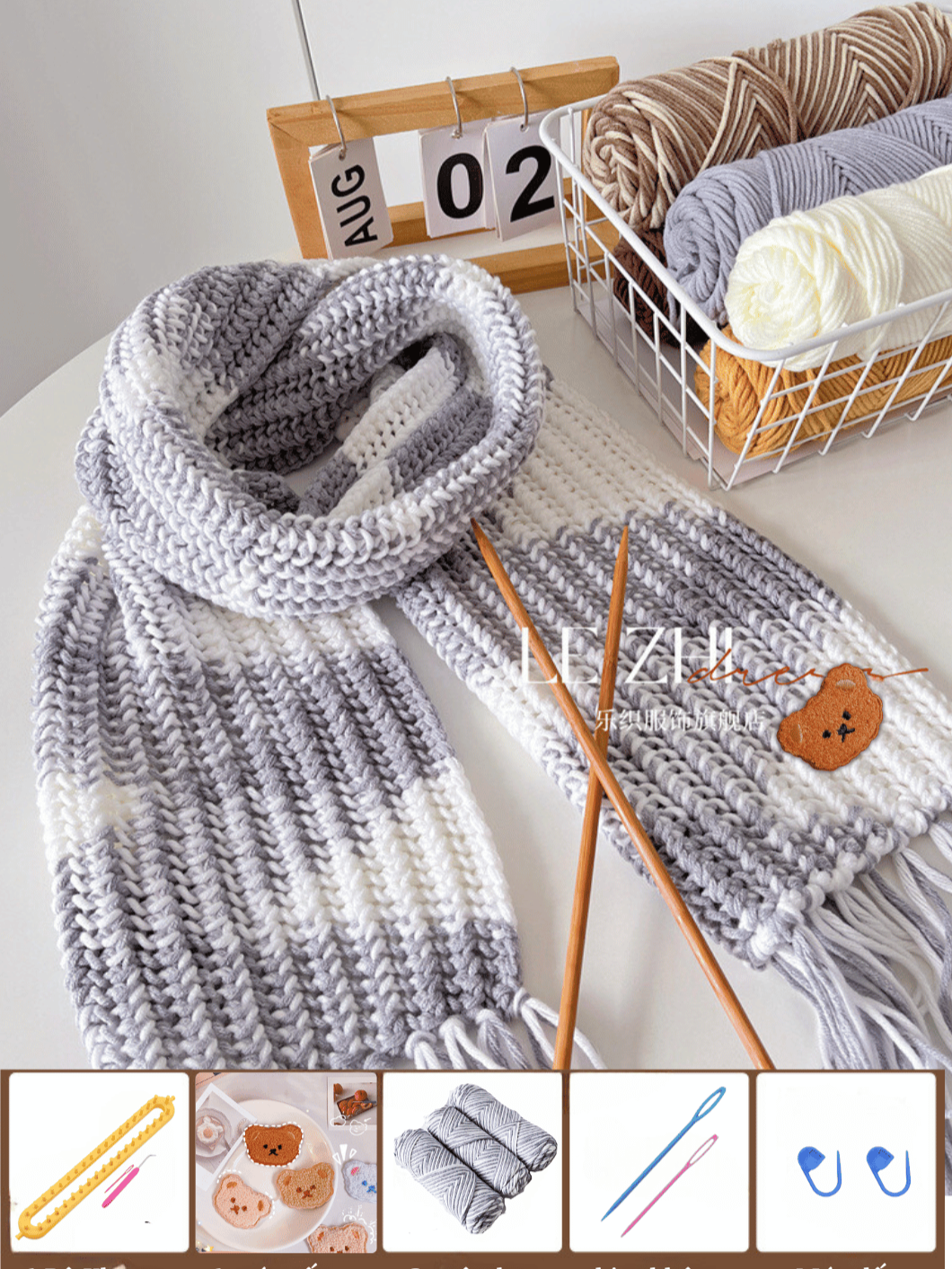 Tập 1: Hướng dẫn Cách đan khăn Cotton Love bằng Khung Loom#dankhan#diy#handmade