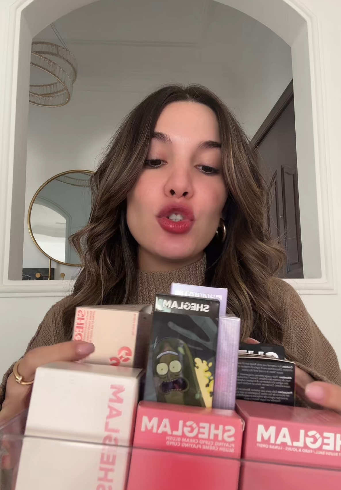 مرااااا ناررررررر🏃‍♀️🔥 #SHEGLAM #SHEGLAMHAUL #FULLFACEOFSHEGLAM #SHEGLAMHonestReviews @SHEGLAM 