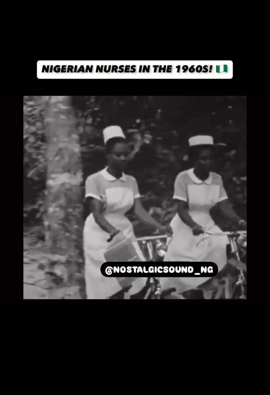 A nostalgic look back at the 1960s, when Nigerian nurses took to their bicycles to serve their communities! . . 🎼: Funmi Adams - Mama (1990) . . . . .  #NurseLife #NigerianHistory #1960s #Healthcare #NurseLife #reels #Nostalgia #FunmiAdams #NostalgicSoungNg #Throwback #CyclingCommunity #Vintage #nigeriantiktok🇳🇬 #tiktoknigeria #Naijatiktok #fyp #Nurse 