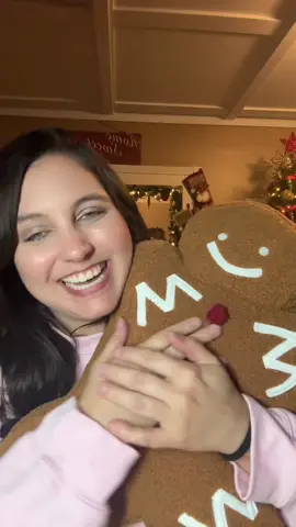 This little gingerbread pillow is just too cute! Go grab yours today y’all! #gingerbread #gingerbreadpillow #christmaspillows #christmasdecor #tiktokshopblackfriday #tiktokshopcybermonday 