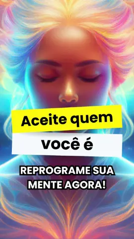 ACEITE QUEM VOCÊ É! Aprenda a se aceitar com estas palavras que transformam sua perspectiva. #AutoAceitação #AmorPróprio #CrescimentoPessoal #pablomarçal #paulovieira #PNL #reprogramaçãomental #leidaatração