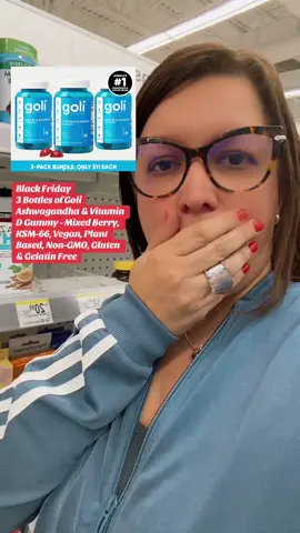 💥SOLO por Black Friday 💥 3 Bottles of Goli Ashwagandha  🔥Coupon Extra $10 off 🔥 #goli #ashwagandha #goliashwagandha #tiktokshop #tiktokmademebuyit #tiktokshopblackfriday #tiktokshopcybermonday 