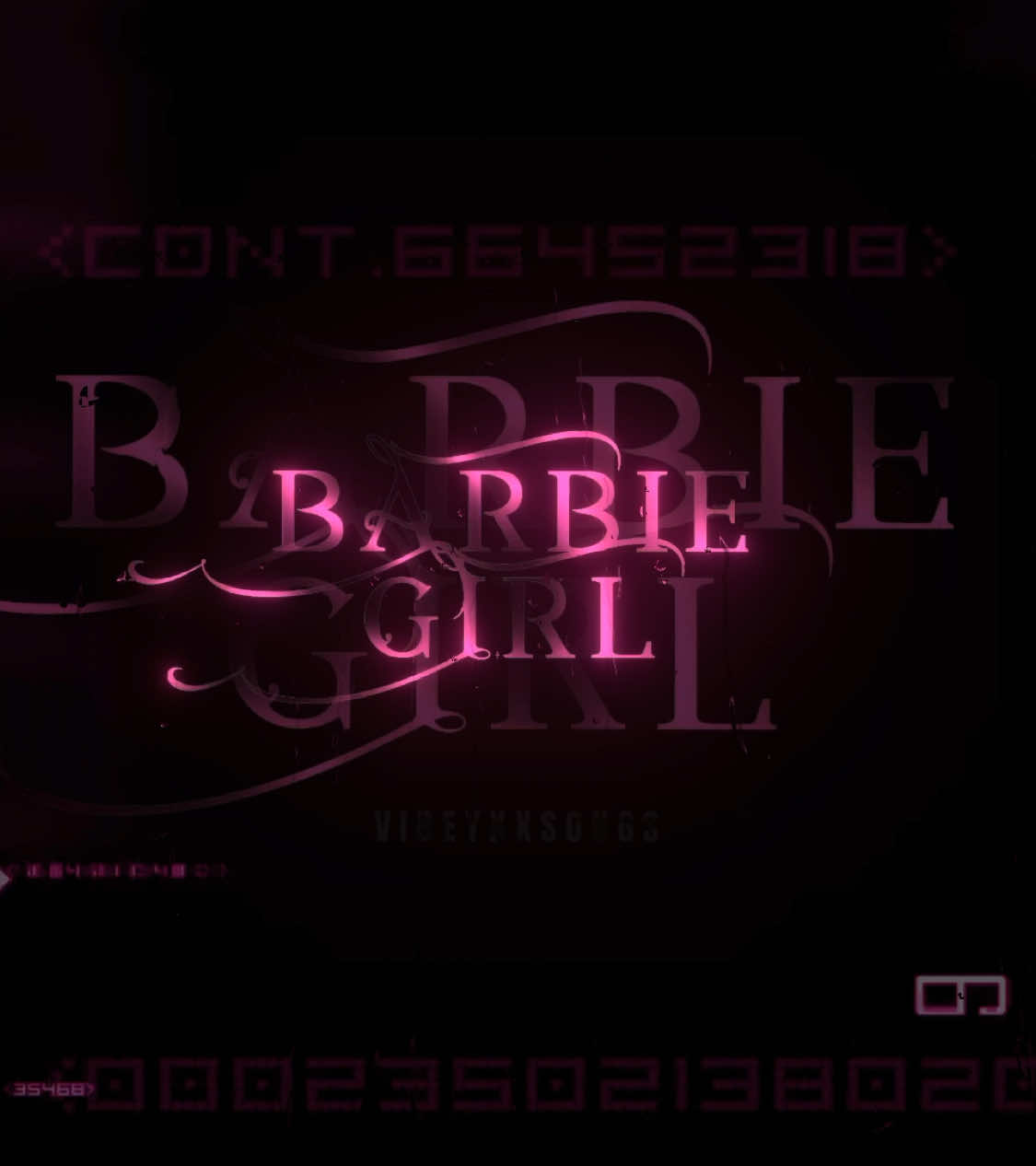 Barbie girl x not your barbie girl #vibeyxxsongs #lyrics #fyp 