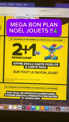 Mega bon plan jouet #noel #cadeaudenoel #bonplan #optimisation #blackfriday #carrefour 