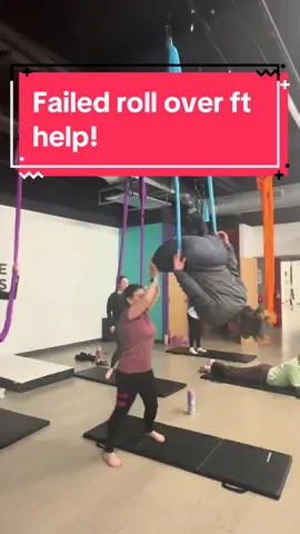 Failing at this roll over even with the assist! #flybungeefitness #fyp #aerialtricks #aerialsilks #aerialbeginner #aerialhammocks #aerialtiktok #aerialistsoftiktok #aerialtok #aerialistintraining @Flybungeefitness 