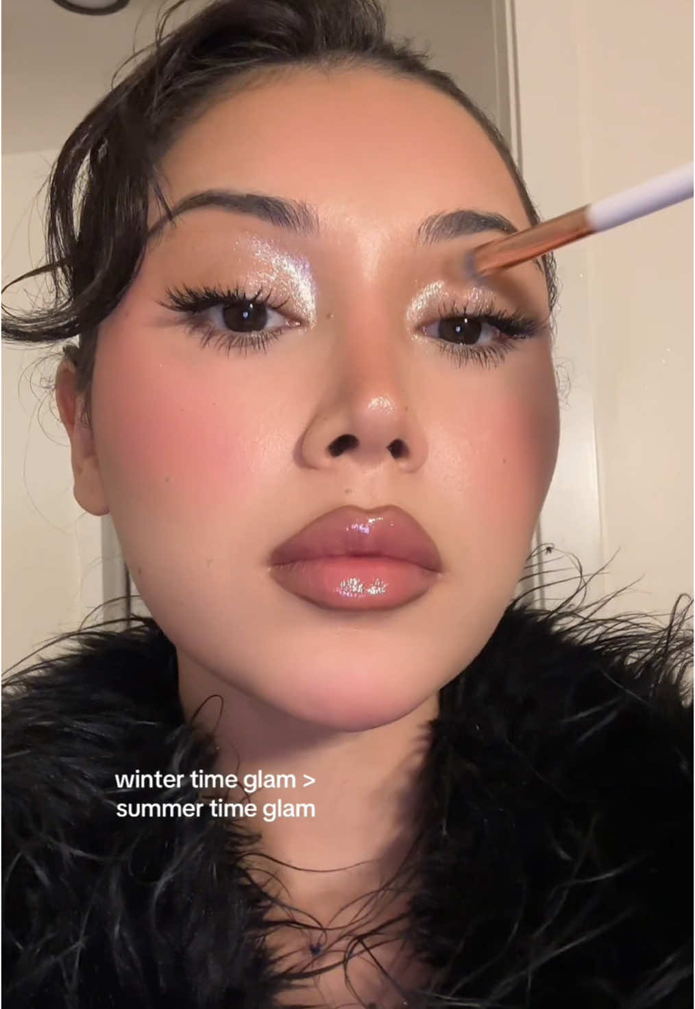 Holiday glam, but make it cosmic ✨ @nazlia yunus adds the perfect sparkle with Moondust in Space Cowboy Rides Again from the Star Palette for an icy winter look. #icymakeup #winterglam #hokidaymakeup #glittermakeup #glittereyeshadow #moondust #spacecowboy 