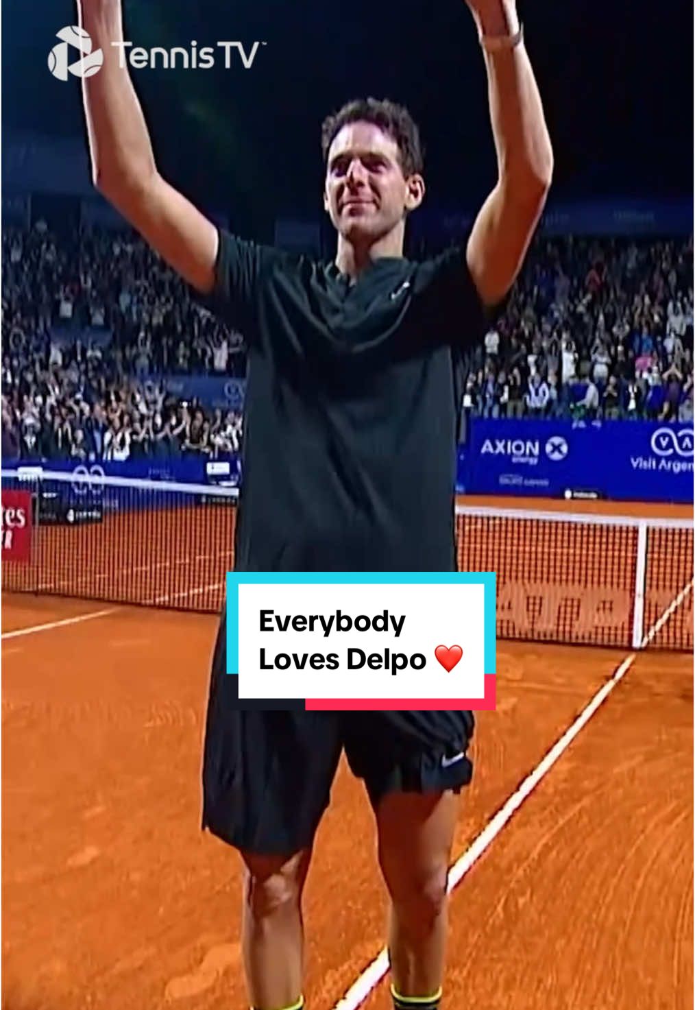 Everybody loves Delpo #tennis #delpotro 
