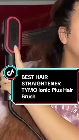 This is the best hair straightener I love my Ionic Plus Hair straightener brush it cuts my styling time im half and right now its on sale‼️@tymo @TYMO BEAUTY US #creatorsearchinsights #besthairstraightener #tymo #straightener #hair #hairtok #tiktokshop #tiktokshopblackfriday #gift #giftideas 