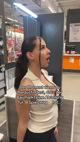 wusste zwar das Baumärkte toll sein können aber nicht das sie auch Spielzeug haben
