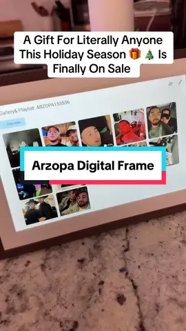 Arzopa digital frame! Perfect gift for anyone this holiday season! #digitalframe#digitalphotoframe#photoframe#gifts#giftguide#tiktokshopcybermonday#tiktokshopblackfriday#tiktokshopmademebuyit#arzopa#memories#family 