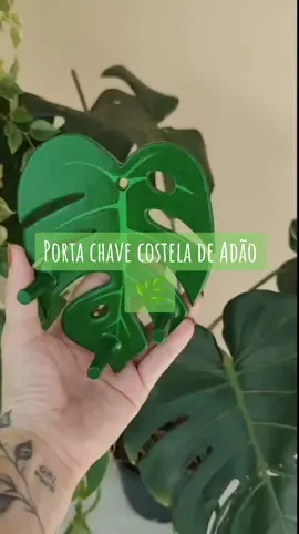 Porta chave costela de Adão 🌿 #aetistiktok #art #artesanato #ceramicartist #ceramicafria #plantas #iloveplants #costeladeadao 