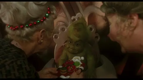 Baby Grinch - How the Grinch Stole Christmas (2000) - TM & © #UniversalPictures Cindy Lou Who (Taylor Momsen) interviews the two women that raised The Grinch, and learns all about how special he was from the very beginning. Click the link in bio to watch the full movie. #howthegrinchstolechristmas #thegrinch #grinch #jimcarrey #grinchmas #holiday #holidaymovies #2000smovies #movieclips