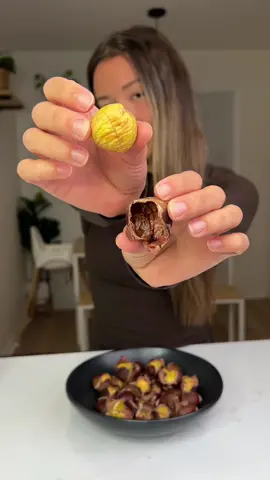 Chestnuts in the air fryer 🌰 castañas  #gabrielacampos #asmr #asmrcooking #chestnuts #castañas #airfryer