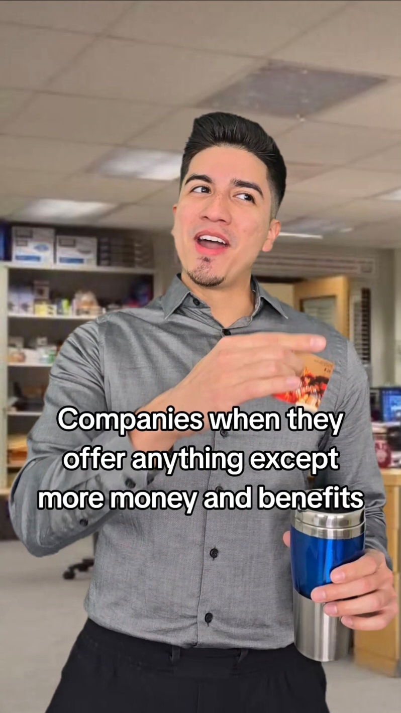I'll trade the pizza party for a bonus please 😂 #employeebenefits #workhumor 