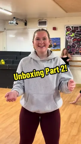 Unbox with us as we get ready for our show….part 2! #schs #schsdance #southcarletonhighschool #fyp #dance 