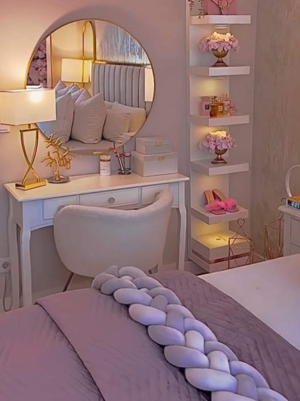 Quarto de rico com produtos da Shopee 🛍️✅ Comente EU QUERO que te passo o link. #vaiprofycaramba  #viralditiktok  #rose  #quartodemenina  #shopee #ConSantanderConecto 