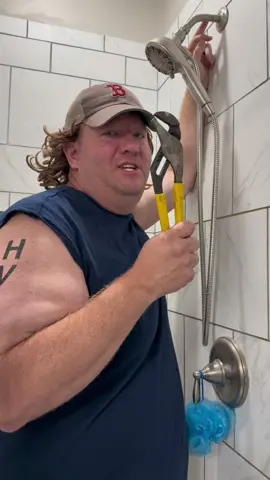 Sprinkle Shower Head #hvac #comedy #hvactechnician 