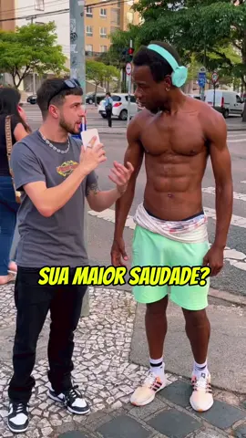 Qual é a sua maior saudade? ❤️ #saudades #sentimento #entrevista #viral #emoção 