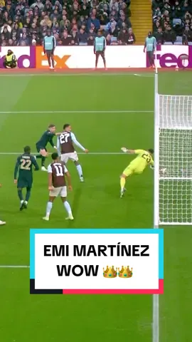 Emi Martínez… WOW 👑 #astonvilla #AVLJUV #ChampionsLeague 