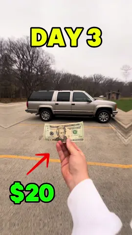 How long can I Survive Truck Camping With Only $20 dollars?  #camping #truckcamping #vanlife #carcamping #truckcampinglife 