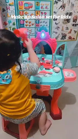 MAKE UP SALON DRESSER SET FOR KIDS check out na! #makeupsetforkidsnontoxic #pretendplay #checkoutnow #fyp 