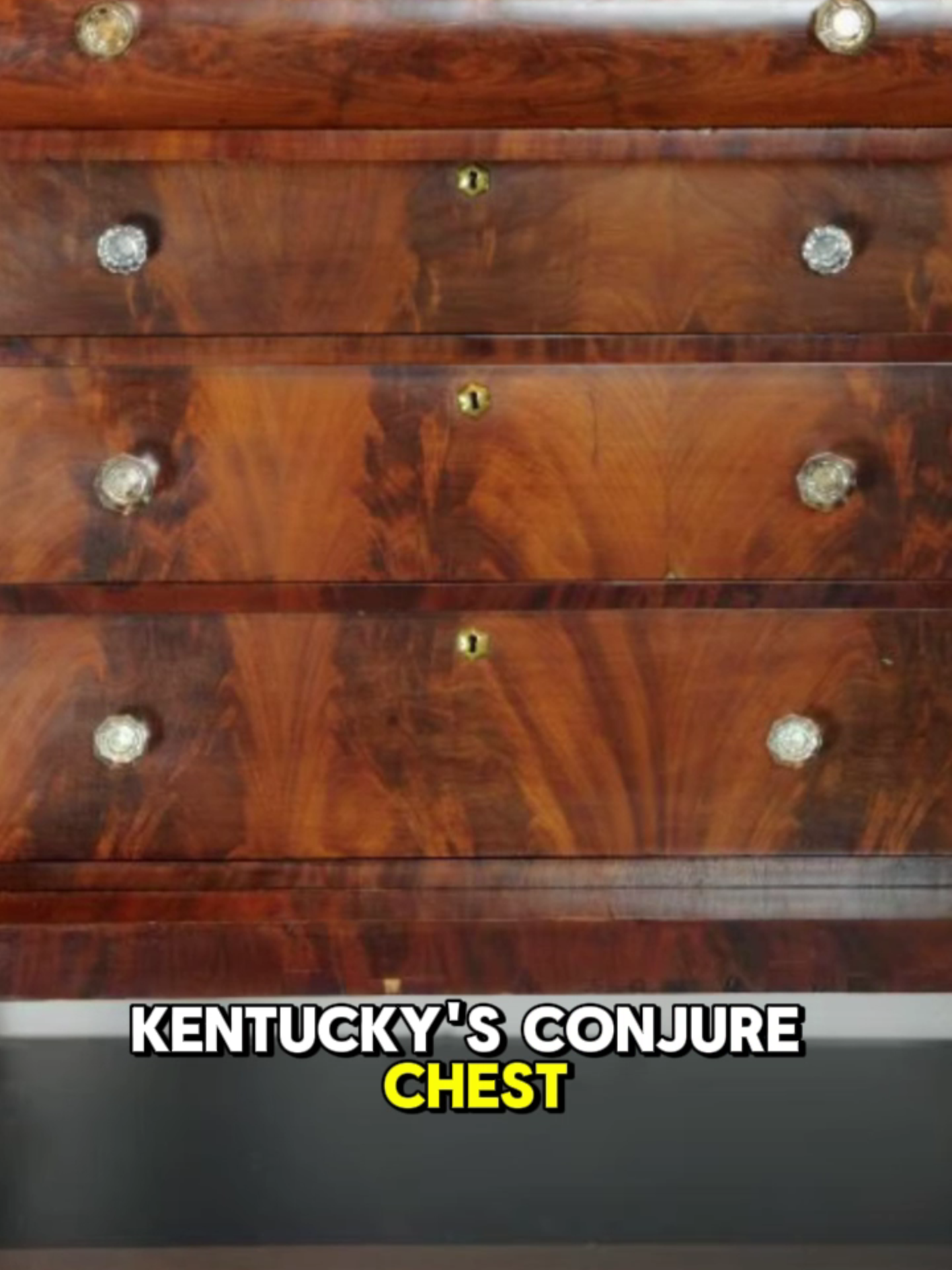 This chest is said to be #cursed. Do you think this thing is cursed? 😨 #haunted#paranormal#scarytiktoks#creepy#creepystory#paranormaltiktok#scary#hauntedplaces#creepypasta#hauntedtiktok#fyp#cursed