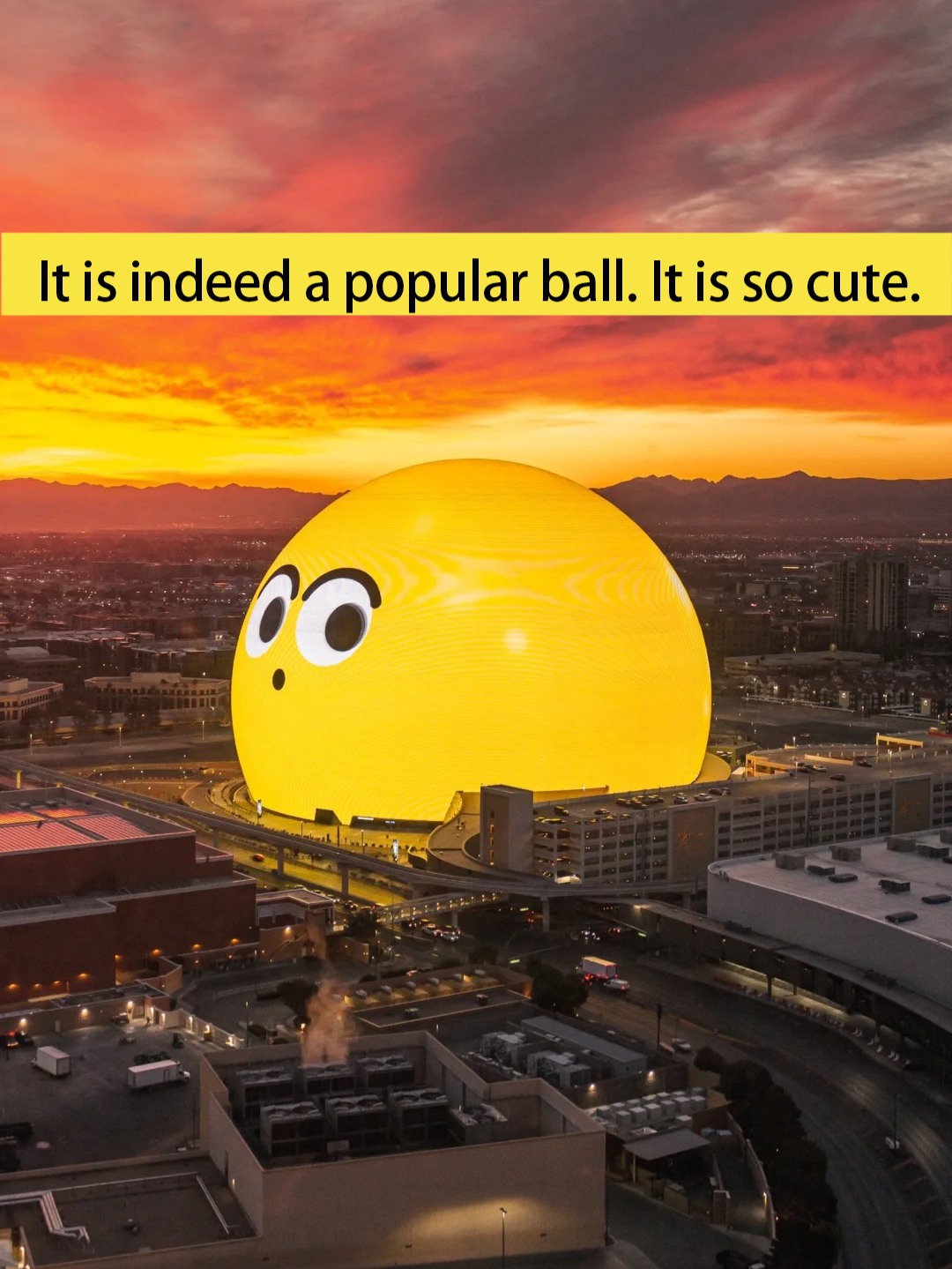 The giant ball in Las Vegas — the most luxurious metaverse truly is the most spectacular! #msgsphere #sphere #lasvegas #vegas #metavers #art