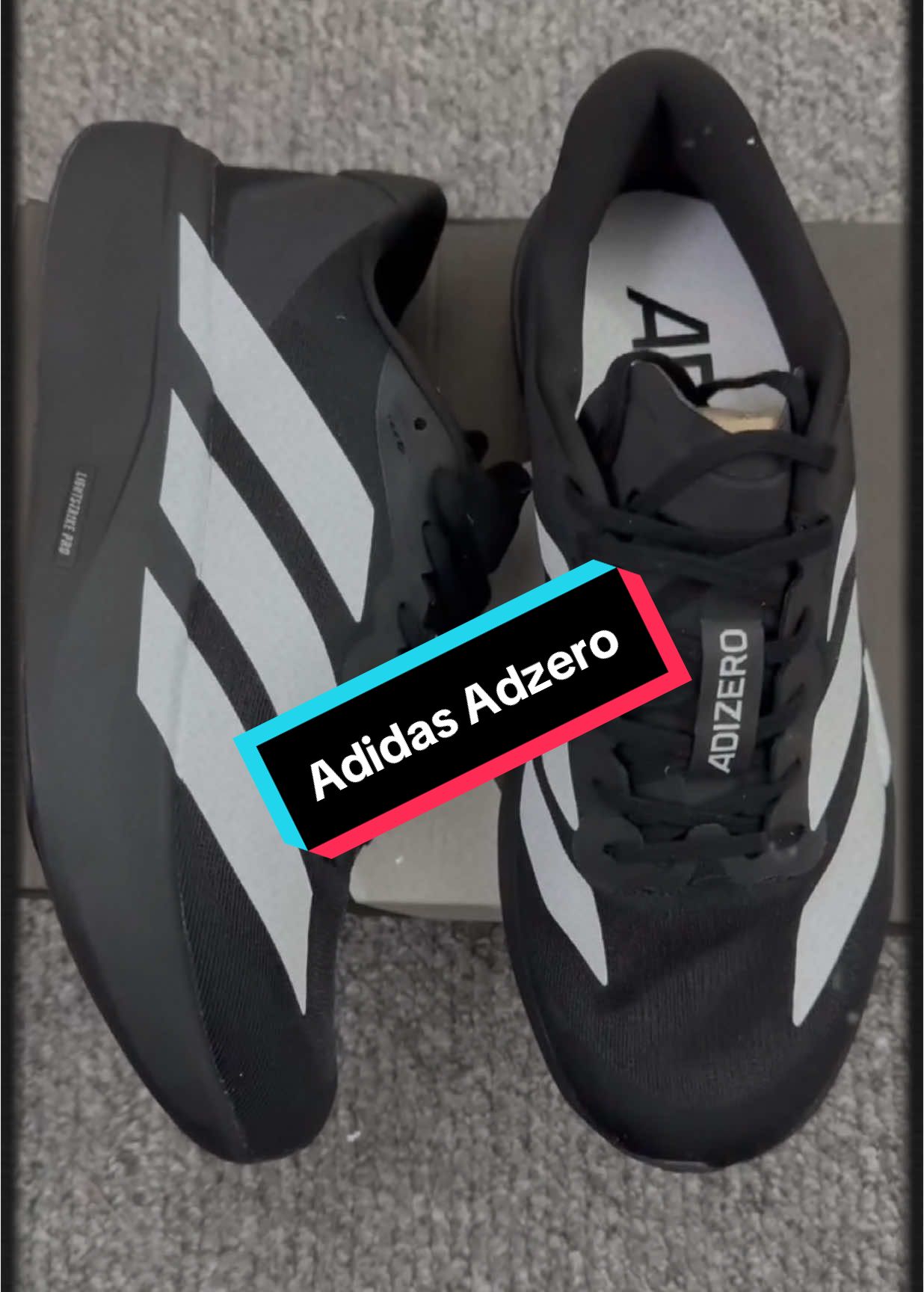 Adidas Adizero EVO SL Core Black #unboxingvideo #unboxing #reviewsepatu #reviewsneaker #unbox #adidas #adidasfootball #adidasadizero #adizero #adizeropro3 