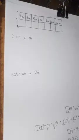 conversion de unidades de longitud mediete el factor de conversión.