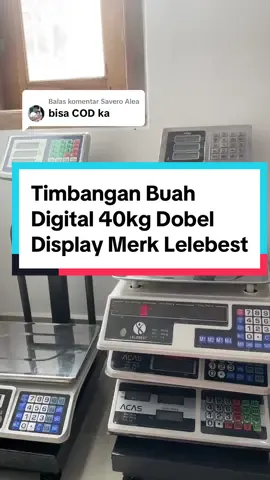 Membalas @Savero Alea Timbangan Buah Digital 40kg Dobel Display Merk Lelebest #timbangandigital #timbangan #timbanganbuahdigital #timbangandigital 