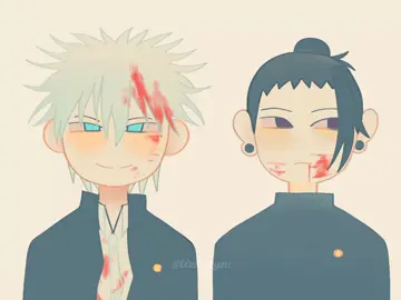 GOJO LOOKS SO FUNNYY I CANNOT #jujutsukaisen #jjk #getojjk #gojosatoru #trend #satorugojo #sugurugeto 