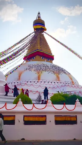 Bouddhanath Stupa 🙏✨ The perfect blend of culture, peace, and tradition! 🕊️🇳🇵 #Bouddhanath #NepalVibes #BuddhistHeritage #TravelNepal #TiktokNepal #ekdevlimbu #VisitNepal2024 #jhimjhimauneaakhale #NepalDiaries #HeritageSite #foryoupage #fypnepal  @Ekdevlimbu 
