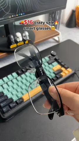 🎧Love listening to music or chatting on calls during work hours without drawing attention? These glasses are perfect! The speakers on each side keep your audio private, so others won't hear a thing. #BlackFridaydeals2024 #j #DiscreetAudio #workfriendly 