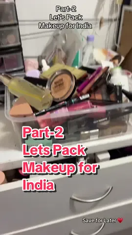 Part-2 Lets Pack Makeup for India. Follow for more #makeuptips #makeuphacks #makeuptutorial #makeuptransformation 