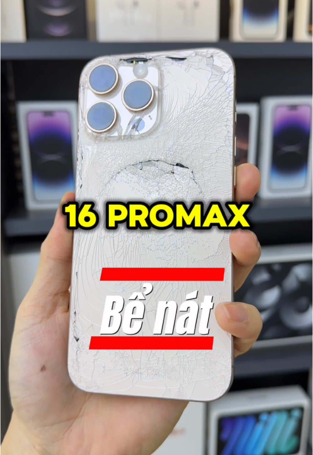 Cầm con máy xót quá! 16Pm mới mua gần 40 chục củ bể bát. #phatthanhcare #phatthanhstore #iphone16promax #suachuaiphone #xuhuong 