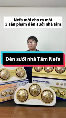 Màu đông lạnh giá không còn là nỗi lo với Đèn sưởi nhà tắm Nefa #nefa #giadungtienich #quatsuoi #densuoinhatam #viral #fyp 